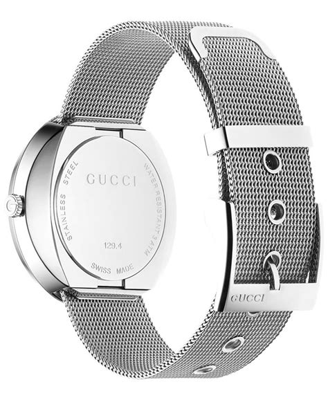 gucci ladies u play mesh watch|YA129407 Gucci U.